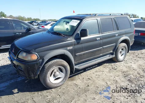2001 Mitsubishi Montero Sport из США, поврежденный, VIN JA4L521491E016854